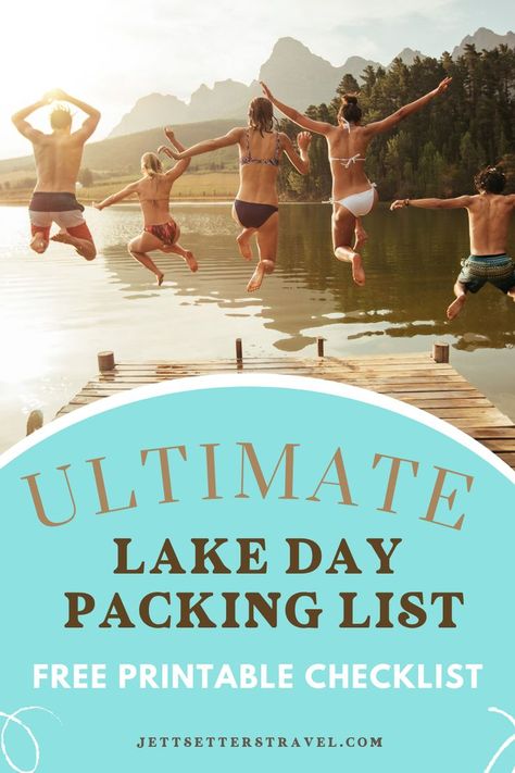 lake day packing list Lake House Packing List, Lake Weekend Packing List, Lake Day Checklist, Lake Packing List Summer, Lake Cabin Outfits Summer, What To Pack On A Lake Trip, Lake Trip Essentials, Summer Lake Day Outfit, Lake Packing List