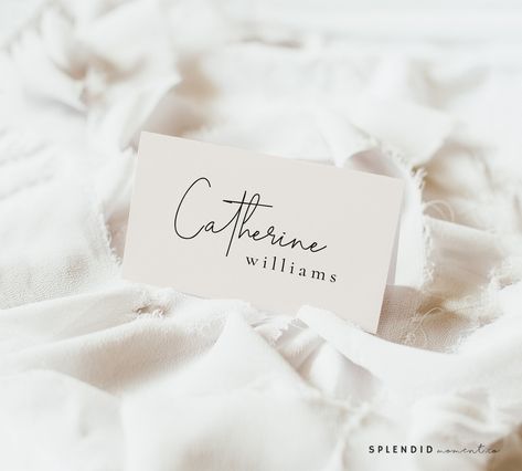 Place Cards Template, Table Name Cards, Tented Wedding, Wedding Name Cards, Beige Wedding, Name Place Cards, Place Card Template, Wedding Name, Tent Wedding