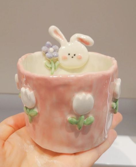 Unique Utensils, Beautiful Kitchenware, Handmade Bunny, Clay Diy Projects, Pretty Mugs, Clay Crafts Air Dry, Tanah Liat, Clay Mugs, Pottery Dishes