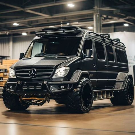 Mercedes Sprinter 2006+. Who said we can't build beast out old van? Black & Carbon… | Instagram Mercedes Benz Sprinter Camper, Mercedes Sprinter 4x4 Camper, Mercedes Benz Van, Mercedes Sprinter 4x4, Old Van, Accessoires 4x4, 4x4 Camper Van, Mercedes Camper, Mercedes Sprinter Camper