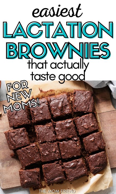 Lactation Brownies, Nursing Foods, Milk Supply Foods, Healthy Breastfeeding Snacks, Lactation Foods, Breastfeeding Cookies, Lactation Snacks, The Mom Friend, Food For Breastfeeding Moms