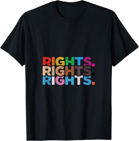 Equality in Colors: Advocating for LGBTQ+ Rights T-Shirt Lgbtq Rights, Rainbow Flag Pride, Marriage Equality, Equal Rights, Gender Identity, Lgbt Pride, Fashion Items, Gay Pride, Human Rights