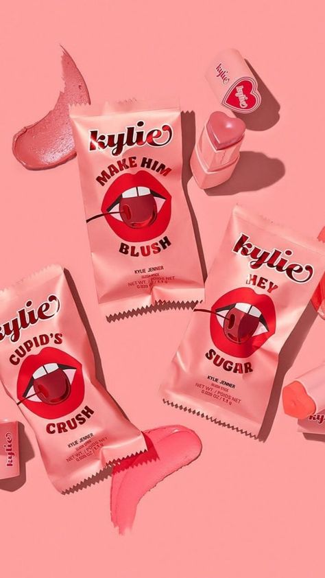 Kylie Valentines Collection, Kylie Cosmetics Valentines Collection, Kylie Valentine, Glow Balm, Valentine Collection, Kyle Jenner, Heart Shaped Valentines, Kylie Lips, Valentine Cupid