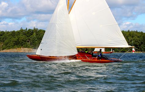 1912 Gaff rigged skerry cruiser wins the Baltic Masters Sailing Yachts, Sailboat Design, Classic Yachts, Scandinavian Countries, Sail Boats, Small Boats, Sailing Yacht, Wooden Boats, Baltic Sea