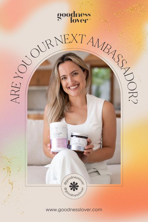 We’re on the lookout for passionate & motivated people to be our next Ambassadors and show exactly how they’re using the Goodness Lover supplements in their everyday life. You could be our next Ambassador if… -You are already telling all your loved ones about the Goodness Lover products -You want to put your passion and enthusiasm to great use -You would like to encourage others on their path to better health -You love to receive goodies in the mail! Apply for our ambassador program today! 👉 Ambassador Program, Encourage Others, Better Health, Gut Health, Social Media Platforms, Everyday Life, Programming, Health And Wellness, Encouragement