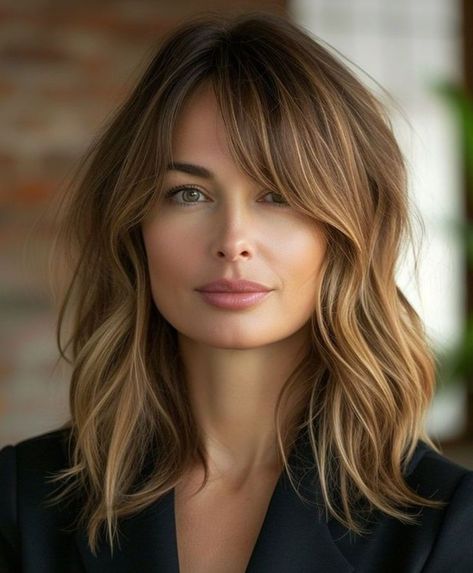 Graduated Fringe, Dark Auburn Hair, Nice Hairstyles, Dark Auburn, Auburn Hair, Mid Length Hair, Length Hair, Auburn, Medium Length Hair Styles