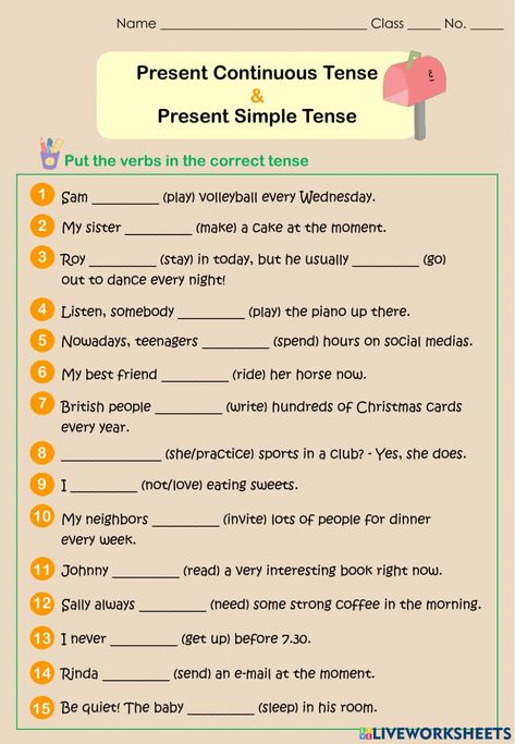 Simple And Continuous Tenses Worksheet, Present Simple And Continuous Worksheet, Present Continuous Tense Worksheets, Present Simple Tense Worksheet, Simple Present And Present Continuous, Present Tense Worksheets, Present Simple Present Continuous, Simple Present Tense Worksheets, Present Continuous Worksheet