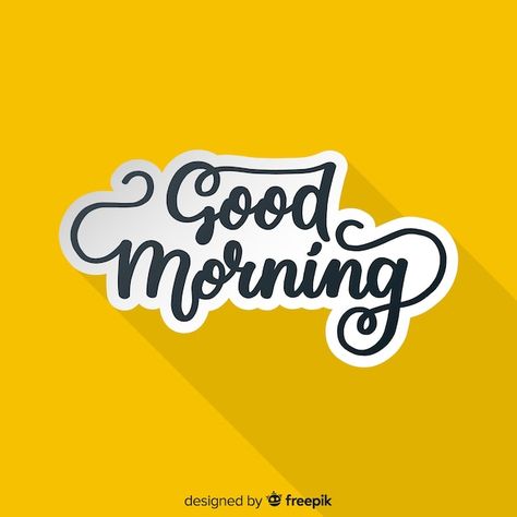 Good Morning Stickers, Good Morning Lettering, Good Morning Letter, Lettering Background, Good Morning Cartoon, Handwritten Typography, Beautiful Good Morning, Good Night Friends, Night Background