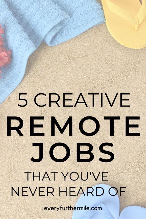 5 Creative Remote Jobs: These are some great creative travel job ideas! Want to be able to make money and work while you travel? These are great remote jobs or work home home jobs too. Check out these unique and interesting jobs!  #workfromhome #onlinework #onlinejobs #onlinebusiness #digitalnomad #travel Unique Jobs, Job Chart, Night Jobs, Stay At Home Jobs, Proofreading Jobs, Freelance Writing Jobs, Creative Jobs, Creative Careers, Student Jobs