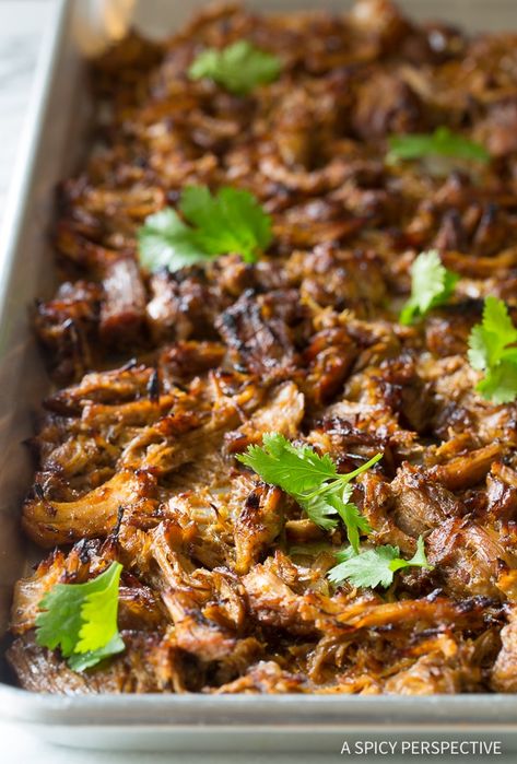 THE BEST! Instant Pot Perfect Carnitas - Paleo, Low Carb, and Gluten Free Pressure Cooker Pork! Pork For Tacos, Pressure Cooker Carnitas, How To Make Carnitas, Crispy Carnitas, Pressure Cooker Pork, Slow Cooked Pulled Pork, Carnitas Recipe, Paleo Crockpot, Pork Carnitas