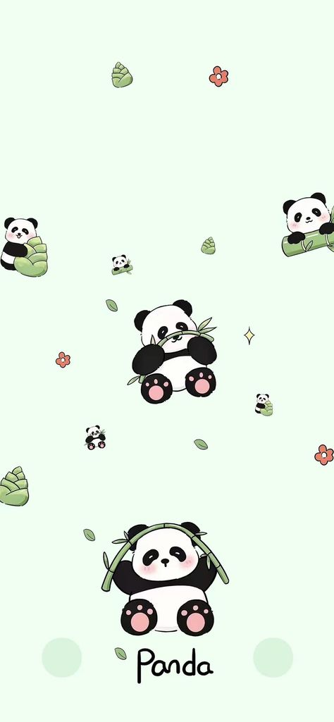 Panda Wallpaper Iphone, Panda Background, Cute Panda Drawing, Iphone Dynamic Wallpaper, Cute Mobile Wallpapers, Cute Panda Wallpaper, Cute Galaxy Wallpaper, Soft Wallpaper, Anime Backgrounds Wallpapers