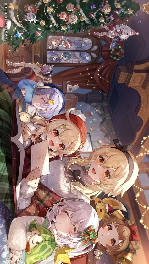 Merry Christmas Wallpaper, Xmas Wallpaper, Anime Christmas, Christmas Drawing, Winter Art, Christmas Wallpaper, Christmas Art, Character Illustration, Anime Chibi