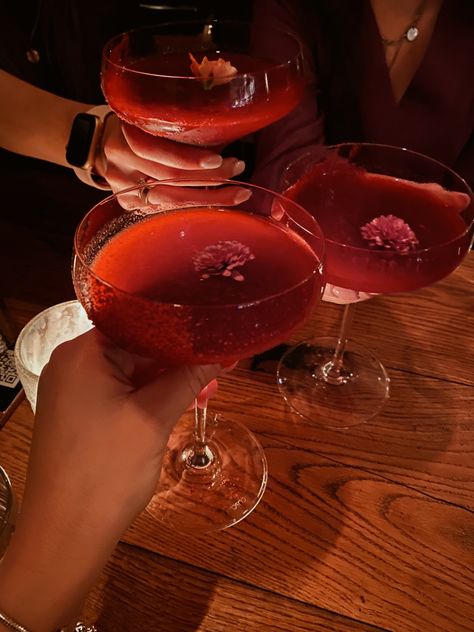 Moulin Rouge Cocktail, Red Cocktail Aesthetic, Red Cocktails Aesthetic, Fall Cocktail Aesthetic, Cocktail Party Aesthetic, Red Alcoholic Drinks, Rotting Aesthetic, Cheers Aesthetic, Red Cup Party