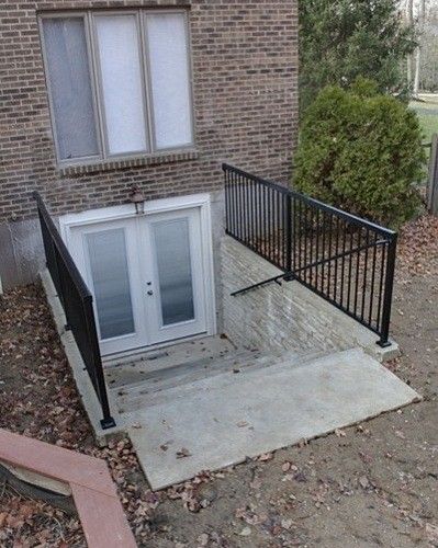 Basement Doors To Outside, Walkout Basement Door Ideas, Cellar Door Ideas Outdoor, Bilko Doors, Basement Door Ideas, Cellar Entrance, Basement Egress, Bilco Doors, Basement Door