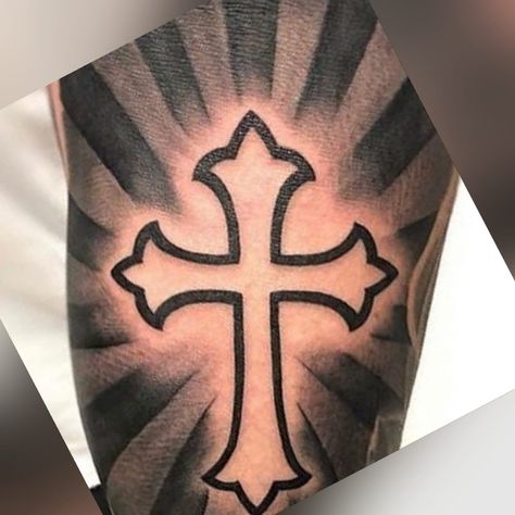 Cross Next Tattoo, Front Shoulder Tattoo Men, Cross Neck Tattoo Men, Cross Tattoo Designs For Men, Santos Tattoo, Crosses Tattoo, Cross Tattoos For Men, Cross Tattoo Neck, Cross With Wings Tattoo