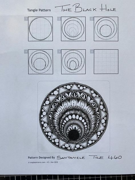 Zen Doodle Patterns, Circular Art, Zentangle Artwork, Tangle Pattern, Tangle Doodle, Zentangle Designs, Mandala Art Lesson, Tangle Art, Tangle Patterns