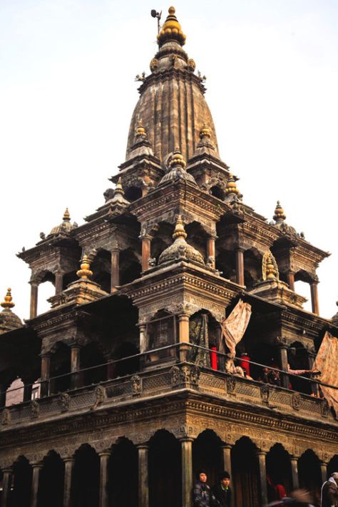 Harad architecture - Patan, Nepal Hindu Mandir, Nepal Culture, Asia Continent, Temple India, Indian Temple Architecture, Krishna Temple, Nepal Kathmandu, Ancient Indian Architecture, Temple Photography