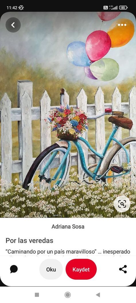 Mediterranean Paintings, Bicycle With Flowers, Bicycle Drawing, Cycle Painting, Road Painting, Bicycle Painting, Mixed Media Art Canvas, Pop Art Canvas, Decoupage Art