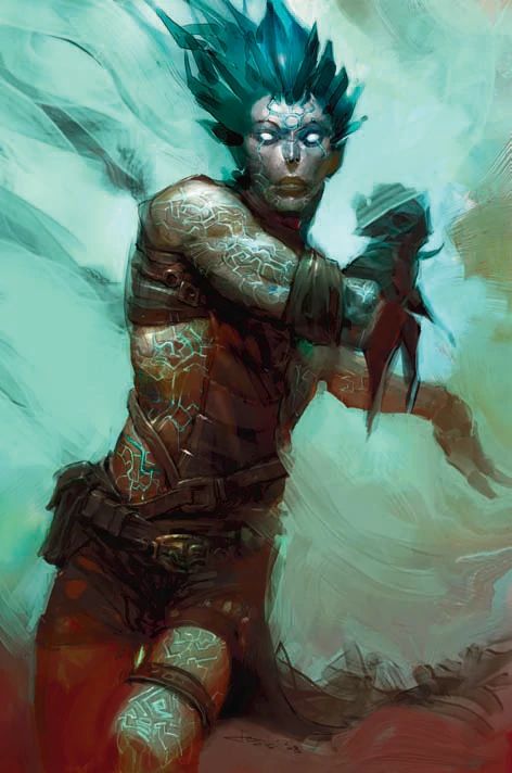 Earth Genasi, Concept Art World, Heroic Fantasy, Rpg Characters, Fantasy Portraits, Fantasy Races, Dungeons And Dragons Characters, Fantasy Rpg, Fantasy Inspiration