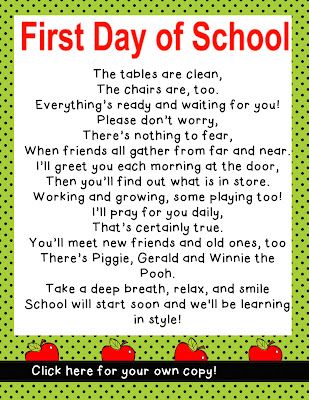 First Grade Poem First Grade Songs, First Grade Poems, Preschool Teacher Tips, School Poem, Writing Comprehension, Nursery Rhymes Lyrics, Poems About School, Welcome To Kindergarten, School Songs