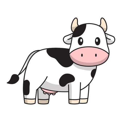 How to Draw a Cow Easy Cows Drawing Easy, Easy Cow Drawing Simple, Cute Simple Cow Drawing, How To Draw A Cow Easy, Cow Drawings Easy, Cow Drawing Sketch, Cow Drawing Easy Step By Step, Cute Cows Drawing, Cow Simple Drawing