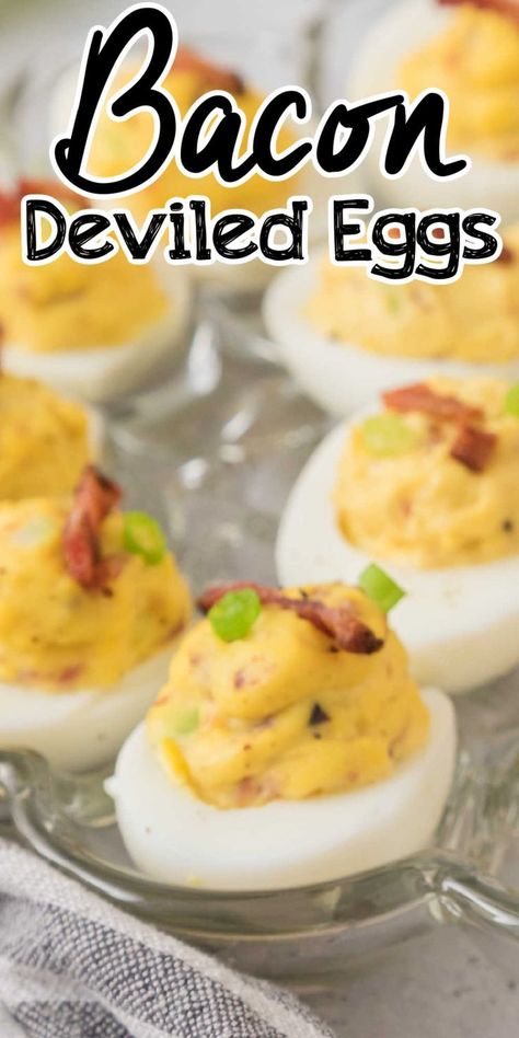 Hosting a party or attending a potluck? Our Bacon Deviled Eggs are a must-try! This recipe seamlessly fits into a keto or low-carb diet and promises to be the best deviled eggs you've ever tasted, thanks to the savory crunch of bacon. Bacon Deviled Eggs Recipe, Deviled Eggs With Bacon, Eggs With Bacon, Jalapeno Deviled Eggs, Jalapeno Bacon, Deviled Eggs Easy, Best Deviled Eggs, Bacon Deviled Eggs, Stuffed Jalapenos With Bacon