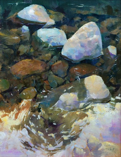 Patrick Saunders, Above and Below the Sol Duc Watercolor Rocks, Southwest Art, Water Art, Oil Painting Portrait, Nature Drawing, Fine Art Landscape, Cityscape Painting, Plein Air Paintings, Water Painting