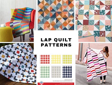 11+ Lap Quilt Patterns Free Lap Quilt Patterns For Beginners, Gingham Quilt Pattern, Quilts Using Fat Quarters, One Layer Cake, Lap Quilt Size, Pinwheel Quilt Pattern, Strip Quilt Patterns, Gingham Quilt, Fat Quarter Quilt Pattern