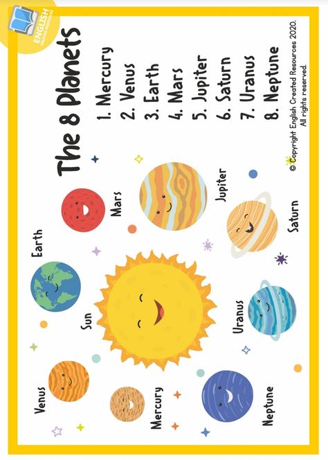 Space Worksheets – English Created Resources Planets Worksheets For Kids, Space Worksheets For Preschool, Space Worksheets For Kids, Space Worksheets, English Created Resources, Space Vocabulary, Planets Activities, Solar System Projects For Kids, Solar System Activities