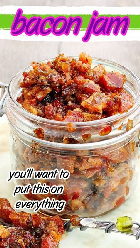 bacon jam Bacon Jam Recipe, Spicy Bacon, Ultimate Burger, Best Bacon, Bacon Jam, Burgers Sandwiches, Fun Easy Recipes, Bacon Recipes, Gordon Ramsay