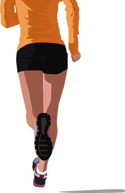 Sports Runner Health - Free vector graphic on Pixabay Trainers Outfit, Cross Country Running, Training Schedule, Lifestyle Habits, Sport Motivation, Marathon Training, Fitness Transformation, Half Marathon, Knee Pain