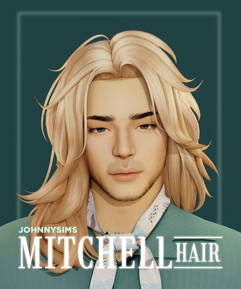 Sims 4 Long Hair Male, Sims 4 Long Male Hair, Maxis Match Sims 4 Cc Hair Male, Sims 4 Cc Male Hair Maxis Match, Sims 4 Male Hair Maxis Match, Sims 4 Hair Male, Cc Packs, Finding Carter, Pelo Sims