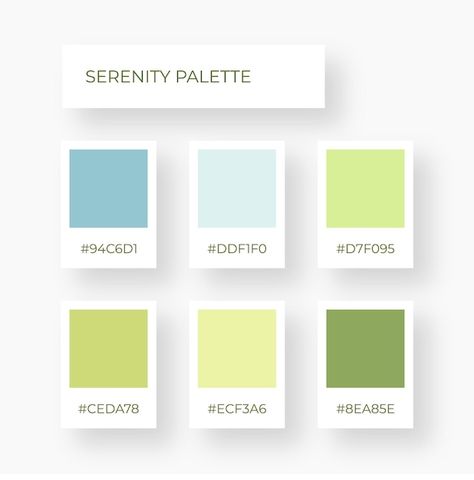 Healing Color Palette, Cottage Core Color Palette, Serenity Color, Color Knowledge, Vintage Colour Palette, Colour Pallets, Color Healing, Color Design Inspiration, Rainbow Palette