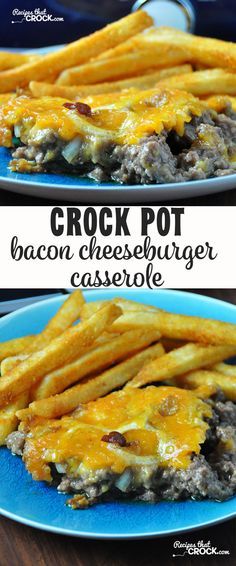 Cheeseburger Casserole Recipe, Bacon Cheeseburger Casserole, Low Carb Crock Pot Recipes, Crock Pot Food, Coconut Dessert, Crockpot Casserole, Keto Crockpot Recipes, Cheeseburger Casserole, Brownie Desserts