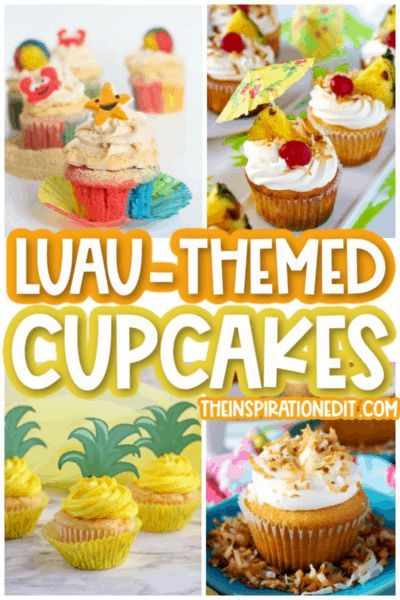 We listed the best and easy to prepare Luau-themed cupcakes which are perfect for any Hawaiian, summer or tropical themed party. Visit the link below and pick your favorite cupcake recipe. #Hawaiian #cupcakes #Luau #LuauFood #LuauRecipes #cupcakesrecipe #pineapplecupcakes #easycupcakesrecipe #foodidea #partyfood Hawaiian Theme Party Desserts, Luau Party Snack Ideas, Hawaiian Luau Dessert Ideas, Tiki Party Desserts, Luau Work Party Ideas, Hawaii Cupcakes Ideas, Luau Desserts Easy, Tropical Theme Desserts, Tropical Cupcake Ideas