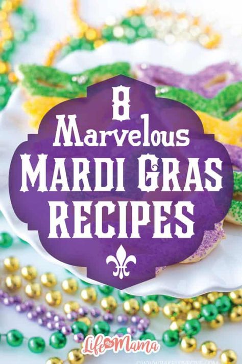 Mardi Gras Recipes, Lunchbox Inspiration, Fat Tuesday Party, Madi Gras, Mardi Gras Food, Easy Sugar Cookies, Mardi Gras Party, King Cake, Cajun Recipes