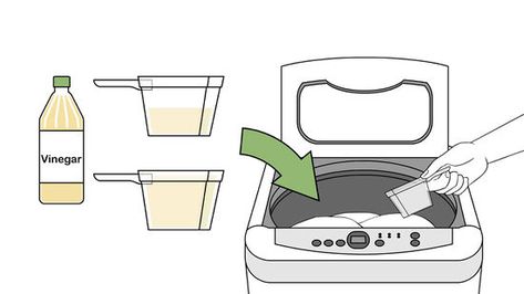 How to Add Vinegar to Laundry: 9 Steps (with Pictures) - wikiHow Deodorizing, Vinegar And Water, Distilled White Vinegar, A Miracle, Do Everything, Washing Clothes, Vinegar, Water