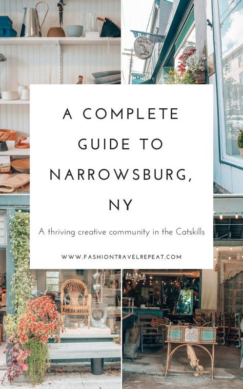 Narrowsburg, NY: a complete guide to visiting Narrowsburg, New York. Narrosburg is a small hamlet on the banks of the Delaware River in the far Western Catskills. It has a thriving creative community. #narrowsburg #narrowsburgny #narrowsburgnewyork #catskills #catskillsny #upstateny #catskillsnewyork #upstatenewyork #delawareriver Upstate Ny Travel, Escape From New York, Catskills Ny, Lake George Village, Hiking Club, River Trip, The Catskills, Weekend Escape, Delaware River