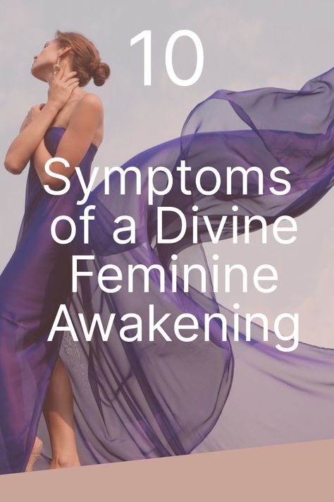 Uncover the 10 profound symptoms of a Divine Feminine Awakening within you. It's your time to rise, empower and unleash the inner goddess waiting to come alive. Embrace your spiritual journey with us! Goddess Of Femininity, How To Awaken Divine Feminine, Awakened Woman, Woman Energy, Mental Growth, Goddess Of Beauty, Feminine Spirituality, Women Advice, Spiritual Awakening Quotes