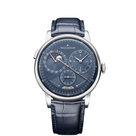 Jaeger-LeCoultre Duometre Quantieme Lunaire Stainless Steel 
The Jaeger-LeCoultre Duometre Quantieme Lunaire Stainless Steel is a new iteration of the Duometre series with an opaline blue dial.
📸: © Jaeger-LeCoultre
https://www.yourwatchhub.com/jaeger-lecoultre/jaeger-lecoultre-duometre-quantieme-lunaire-stainless-steel/ Jaeger Lecoultre Reverso, Latest Watches, Patek Philippe Aquanaut, Double Barrel, Royal Oak Offshore, Old Watches, Expensive Watches, Jaeger Lecoultre, Mans World