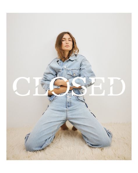 Denim Editorial Shoot, Denim Fashion Photography, Denim Campaign, Denim Editorial, Relaxed Trousers, Hair Color Auburn, Blonde Hair Inspiration, Denim Shoes, Denim Branding