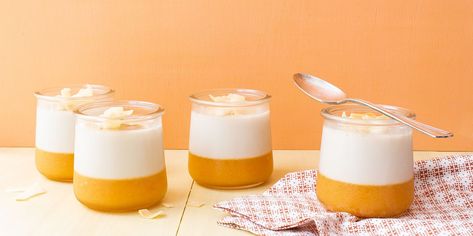 Peach Panna Cotta | Southern Living Peach Dessert Recipe, Peach Cobbler Bars, Peach Crumble Pie, Peach Shortcake, Peach Popsicles, Peach Scones, Fresh Peach Recipes, Plum Crumble, Grilled Peach Salad