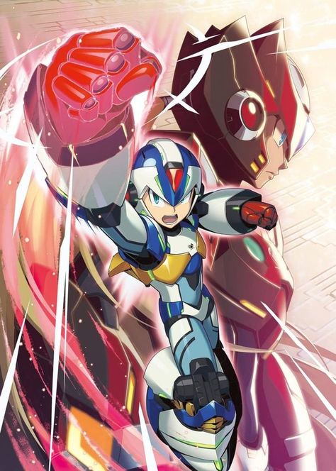 Maverick Hunter, Mega Man Zero, Mega Men, Megaman Zero, Megaman Series, Mega Man Art, Megaman X, Capcom Art, Cartoon Fan