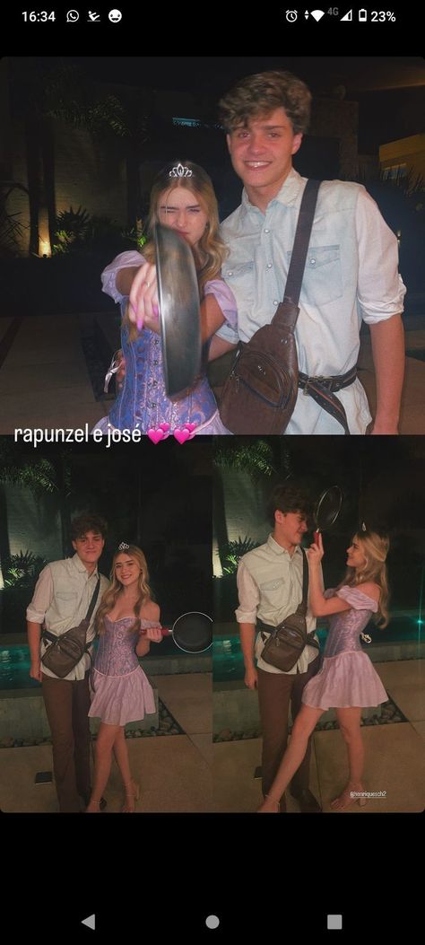 Random Couple Halloween Costumes, Film Costume Ideas Couple, Halloween Costumes Couples Fairy, Couple Costume Fairy And, Disney Princess And Princes Couple Costume, Tinker Bell And Caption Hook Costume, Disney Princess Party Outfit, Fancy Couple Costumes, Holloween Costume Disney Princess