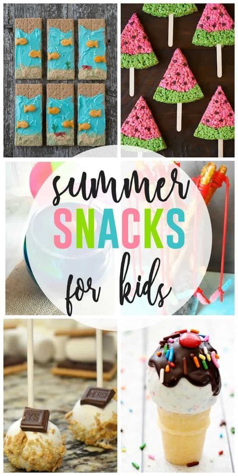 Summer Kids Snacks, Summer Snacks For Kids, Camp Snacks, Summertime Snacks, Beach Snacks, Vegan Steak, Camping Snacks, Snacks For Kids, Summer Baking