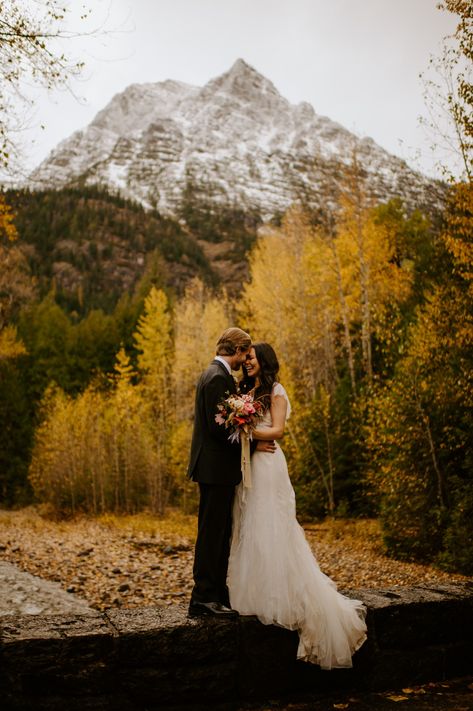 Glacier National Park Elopement Fall, Colorado Fall Elopement, Glacier Photoshoot, Colorado Fall Wedding, Glacier Wedding, Glacier Elopement, Heather Wedding, Vision 2023, Glacier National Park Wedding