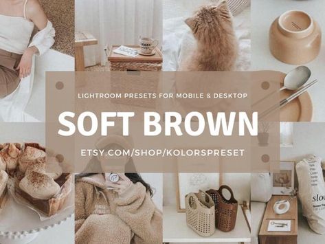 6 SOFT BROWN LIGHTROOM PRESETS FOR MOBILE AND DESKTOP 6 Mobile Lightroom Preset to make your editing easier in one click. Our presets can save your time and can instantly edit your photo in a minute. You can use this on Free Adobe Lightroom App on your phone. Level up your Instagram like a an Lightroom Presets Tutorial, Adobe Lightroom Photo Editing, Lightroom Filters, Raw Photo, Lightroom Presets Download, Lightroom Tutorial, Adobe Lightroom Presets, Cream Tones, Instagram Blogger