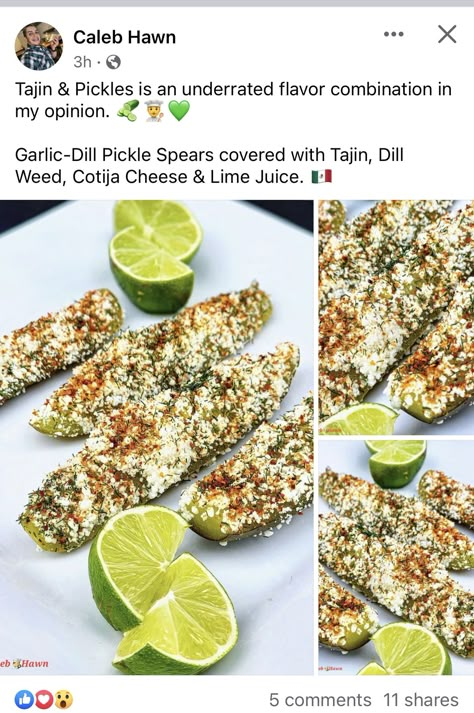 Elote Pickles, Elote Style Pickles, Elote Seasoning Trader Joes, Everything But Elote Recipes, Everything But The Elote Seasoning Uses, Authentic Mexican Elotes, Things To Eat, Quick Snacks, Lunch Snacks