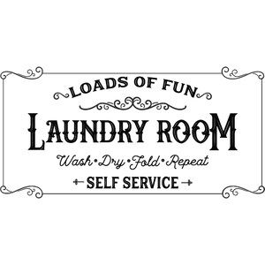 Fun Laundry Room, Laundry Help, Laundry Schedule, Laundry Room Sign, Laundry Room Wall Decor, Farmhouse Laundry, Farmhouse Laundry Room, Wash Dry Fold, Vintage Laundry