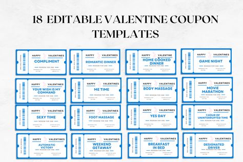 Valentines Coupon Book For Couples |Love Coupons For Him | Instant Download | Anniversary Gift | Love Coupon Book | Diy Gift | Couples Gift Couple Coupons For Him Diy, Coupons For Boyfriend Spicy, Couple Coupons For Him, Couple Coupons, Valentines Template, Coupon Book Diy, Love Coupons For Him, Valentine Template, Coupons For Boyfriend